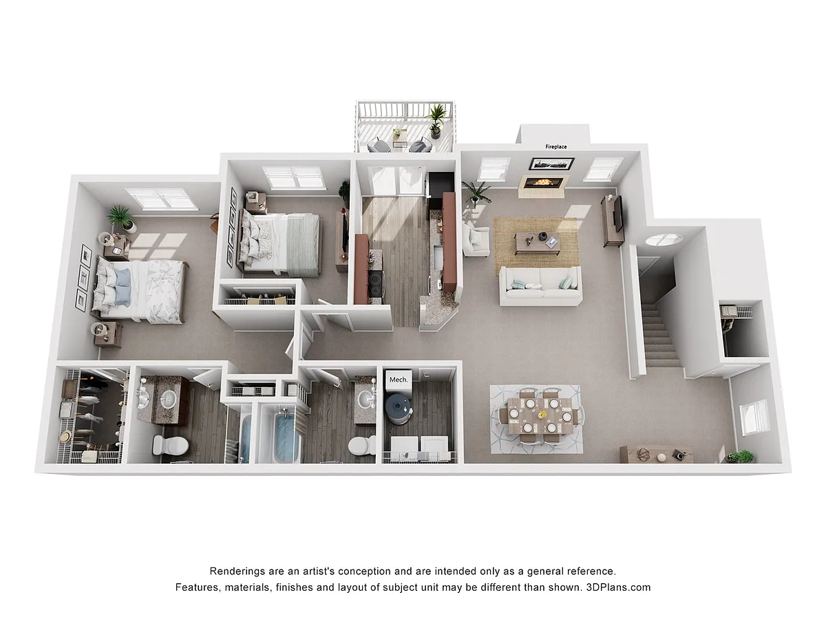 Floor plan The Broadway Upper