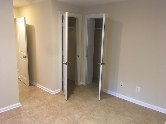 bedroom and closets