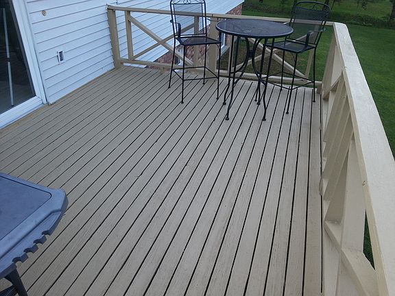 back deck off dinning room