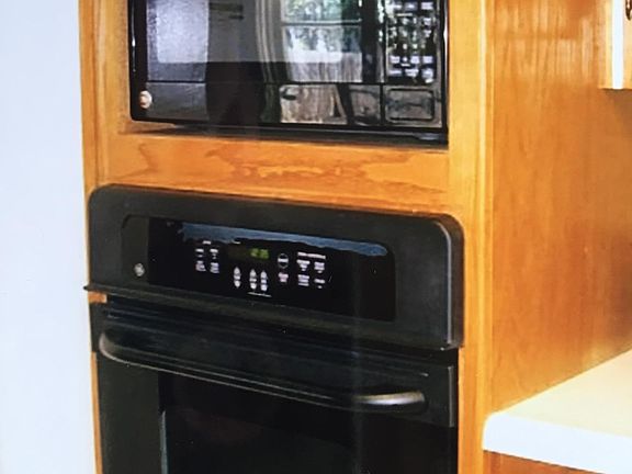 GE Profile oven and microwave.