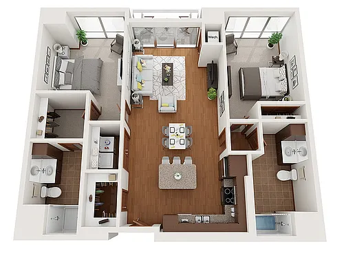 Floor plan W