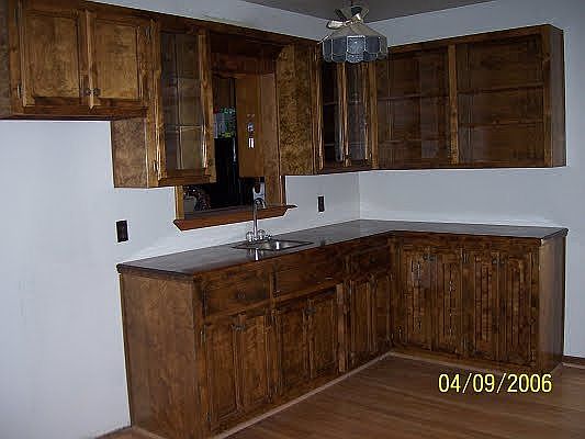 Wet bar in living room