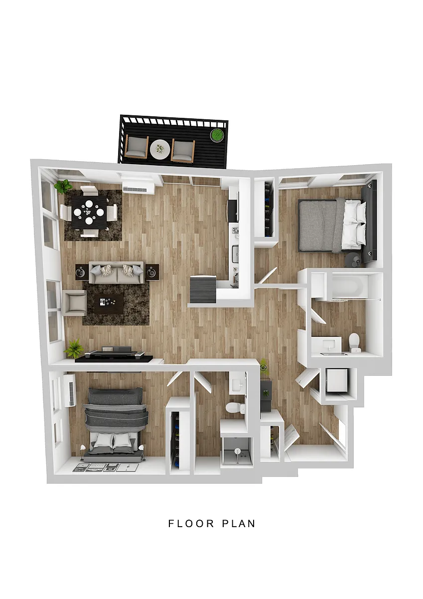 Floor plan Sitka - 2 Bed A2