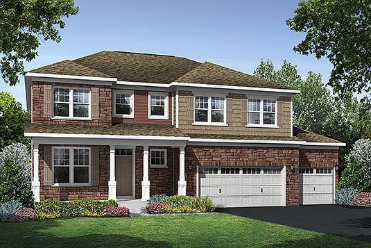 Osborne Elevation F with Stone