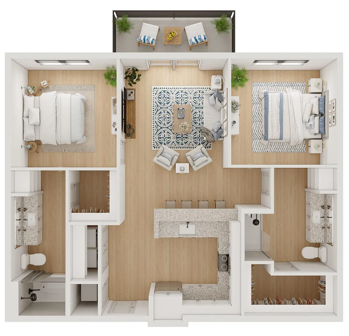 Floor plan B1
