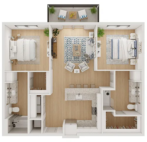 Floor plan B1