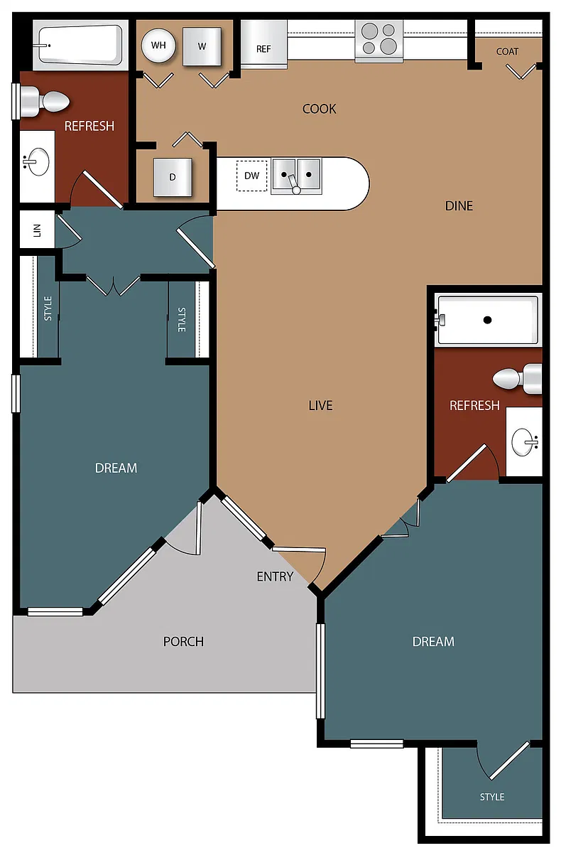 Floor plan B1-Garden