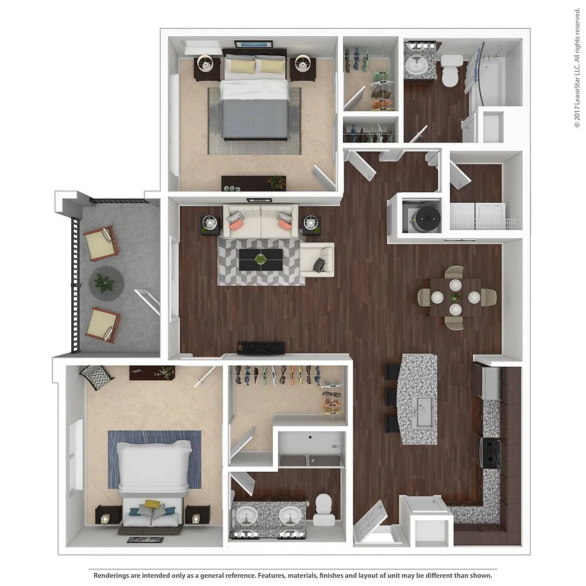 Floor plan B3G