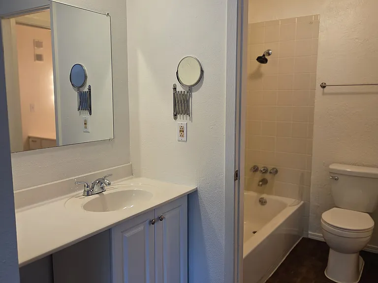 Extra vanity and sink in master bedroom
