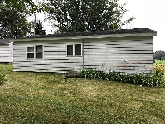 The rear view from the back yard.