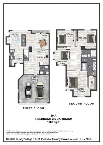 Floor plan D4A