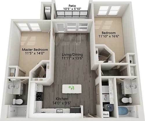 Floor plan B1