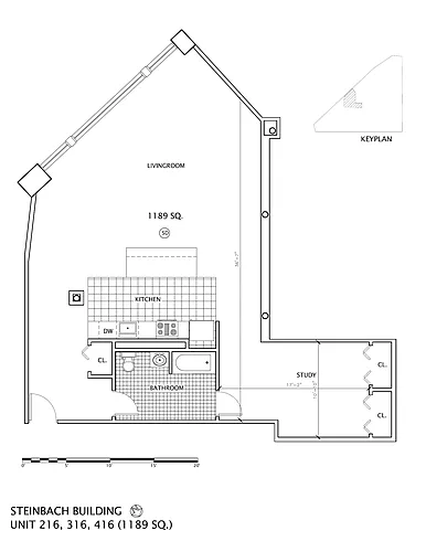 Floor plan Loft 12ft Ceiling