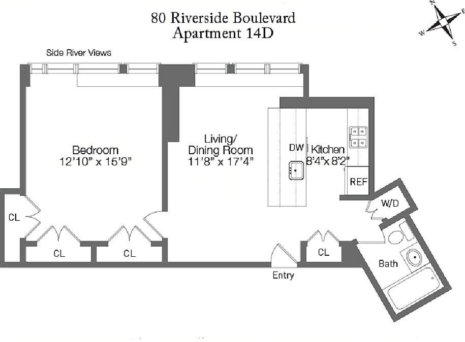 2nd image of 80 Riverside Blvd APT 14D