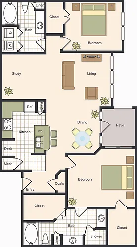 Floor plan B3