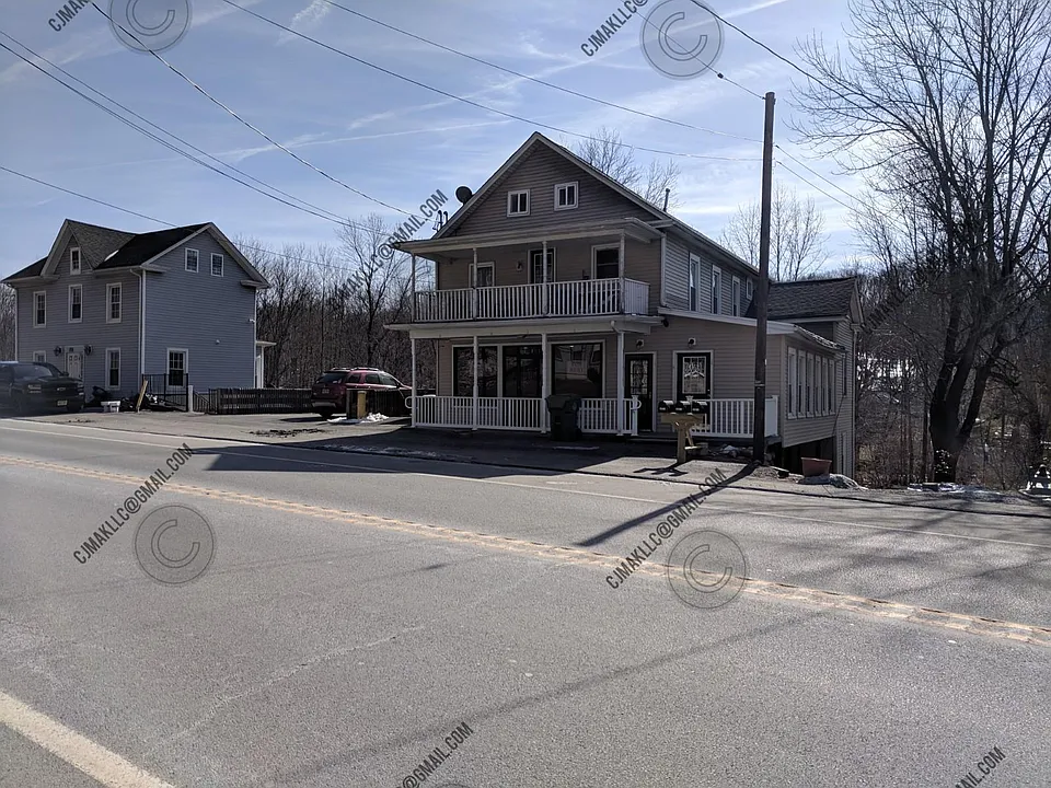 Front of home right off of Route 46.