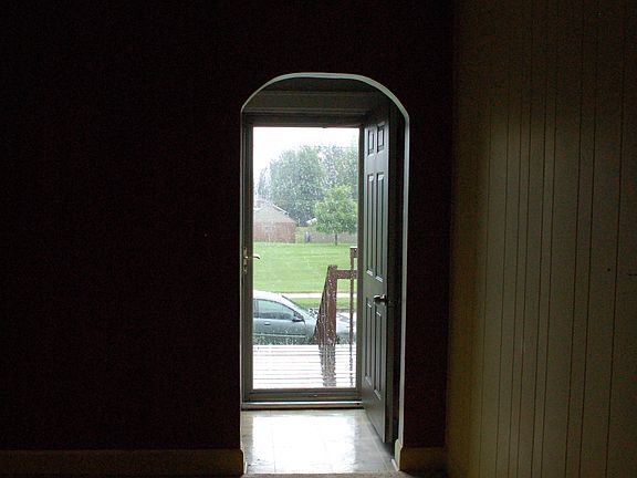 front porch and entry