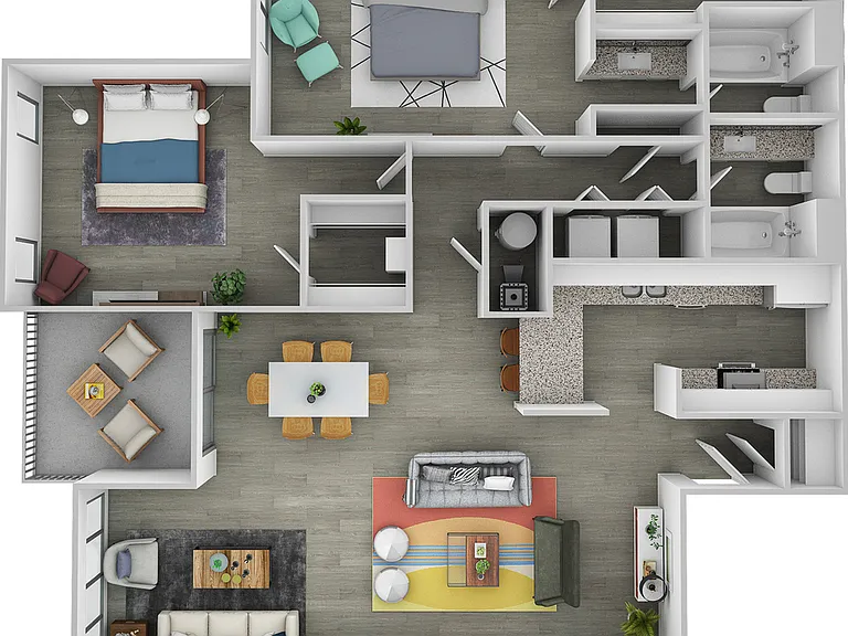 Canyon 3D Floorplan Image Canyon 3D Floorplan Image
