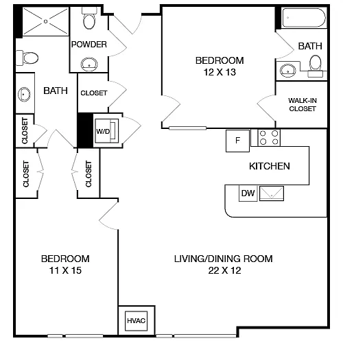 Floor plan Reed