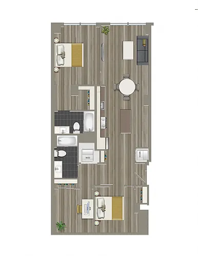 Floor plan 2-Den B