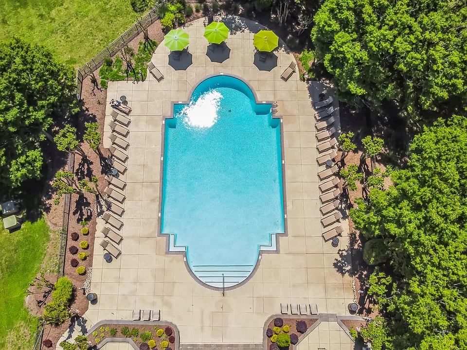 Sparkling Swimming Pool with Sun Deck