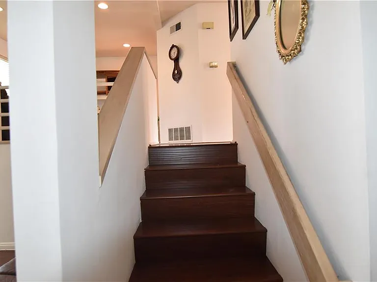 stairs going up to the second level