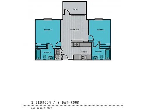 Floor plan 2x2 Sm