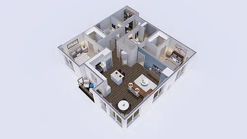 Floor plan Piper C2