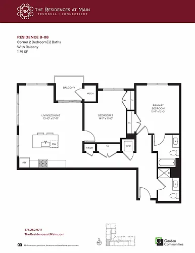 Floor plan $2.74/sq.ft. - B-08