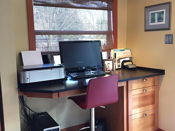 kitchen area desk