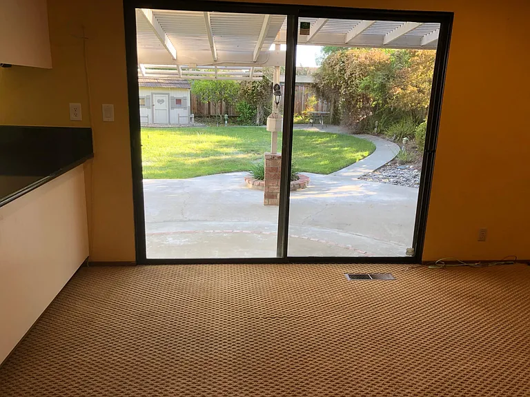family room to patio