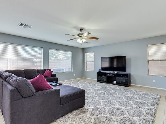 spacious family room