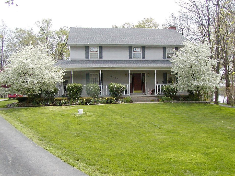 Springtime View of Front