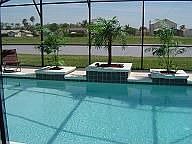pool and lake view