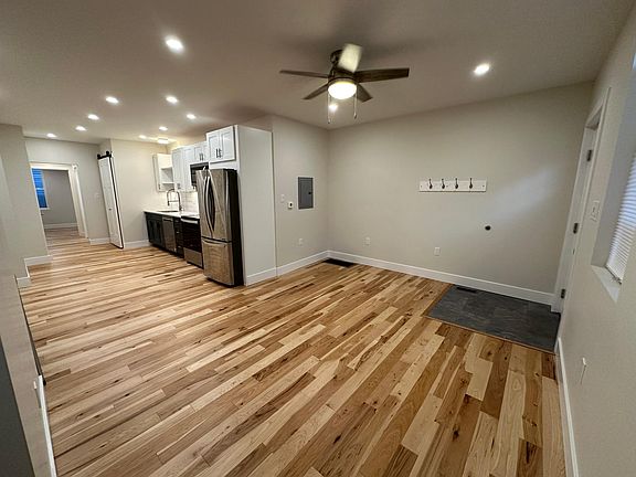 living room and kitchen area