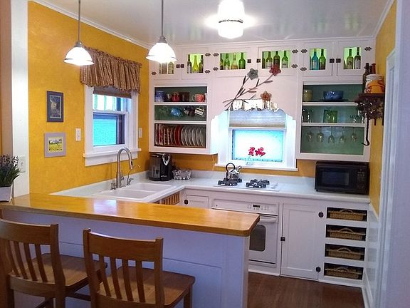 Kitchen from dining room