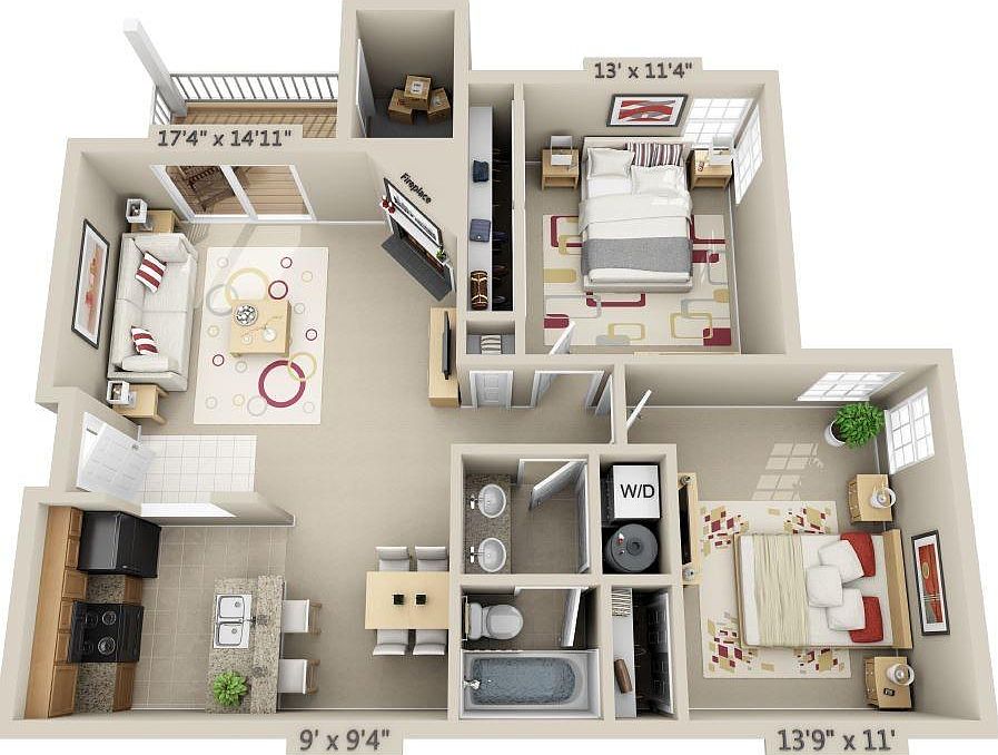 1st image of 1126 Bonhomme Lake Dr APT D