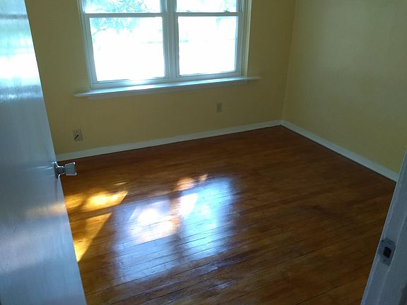 View of front corner of Living area facing S. Magnolia Street.