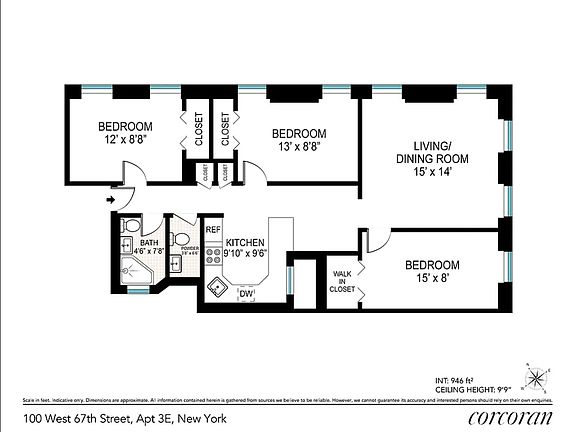 2nd image of 100 W 67th St APT 3E