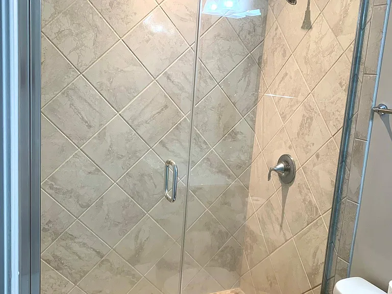 First floor shower