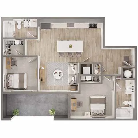 Floor plan B3