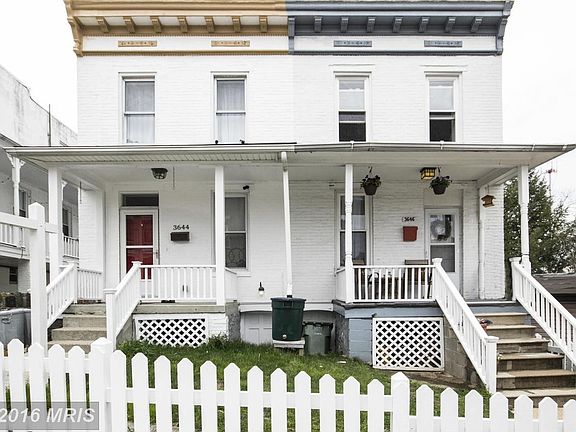 3646 at right: newly fenced yard