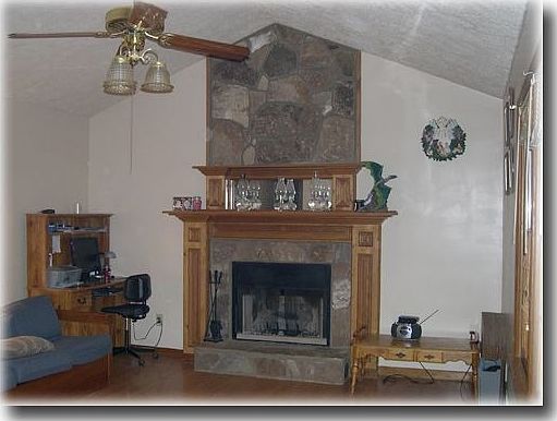 Gorgeous Stone Fireplace 