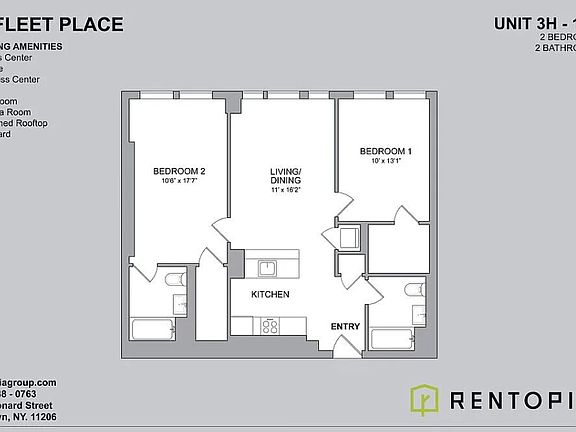 2nd image of 99 Fleet Pl #6N
