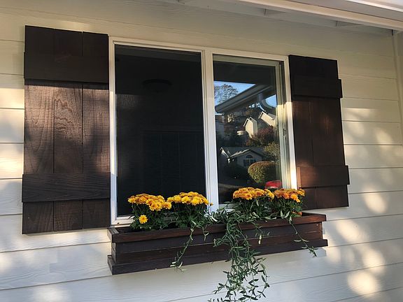 Custom cedar shutters!