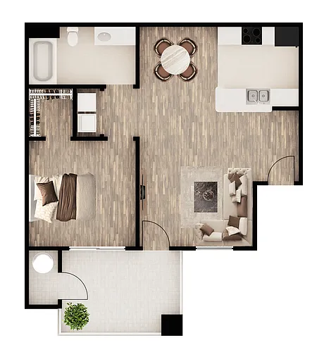 Floor plan Ventana
