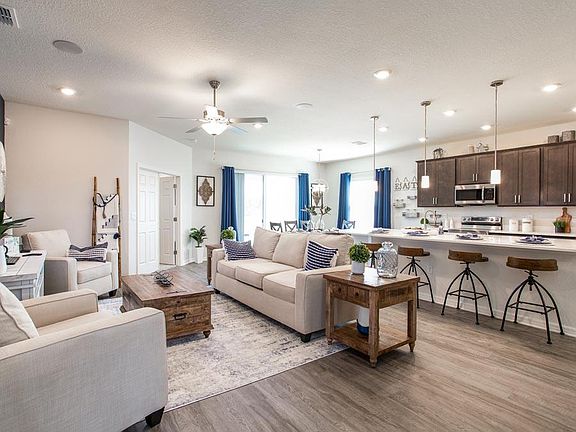 Spacious, open living area - You choose the colors and features to personalize your new home