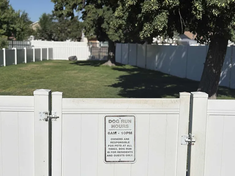 Community dog run