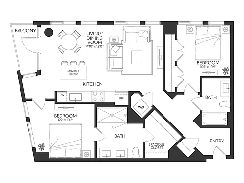 Floor plan B6PH