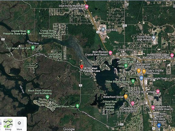 Surrounding Destinations Map